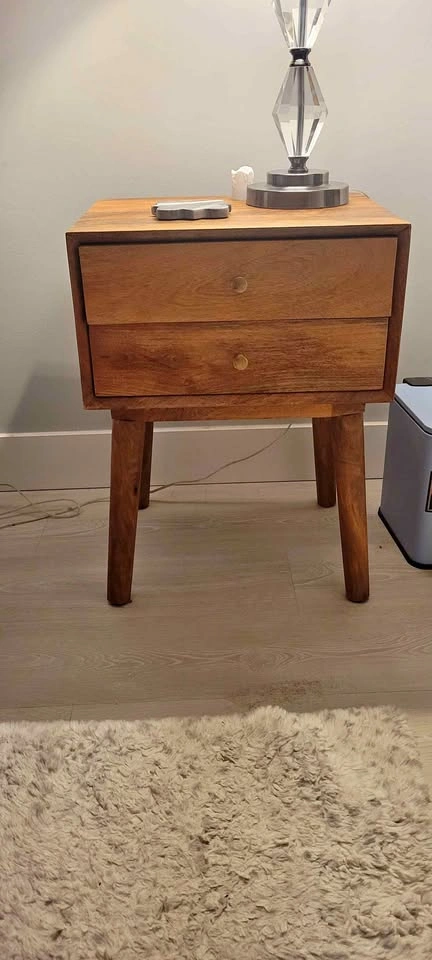 Wood Nightstand