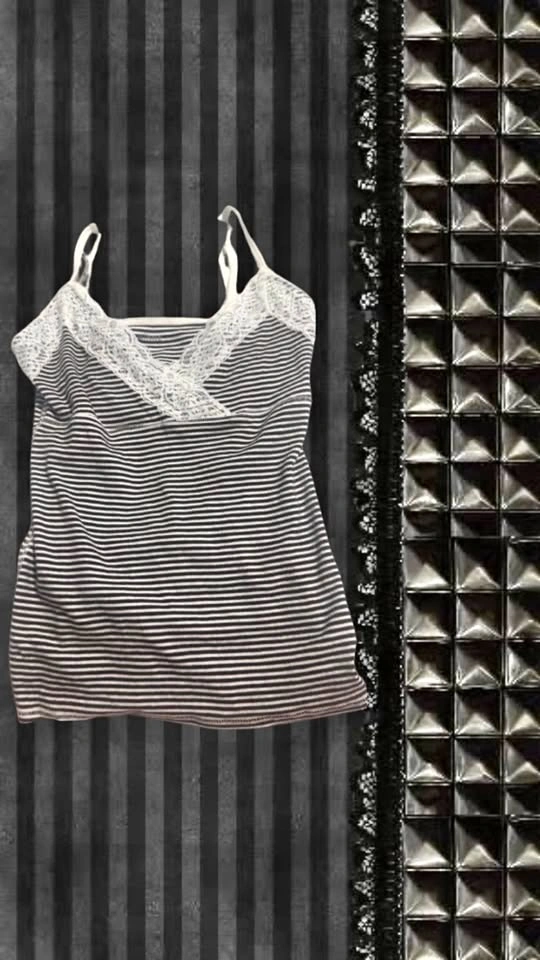 Lace Striped Hollister Tank-Top