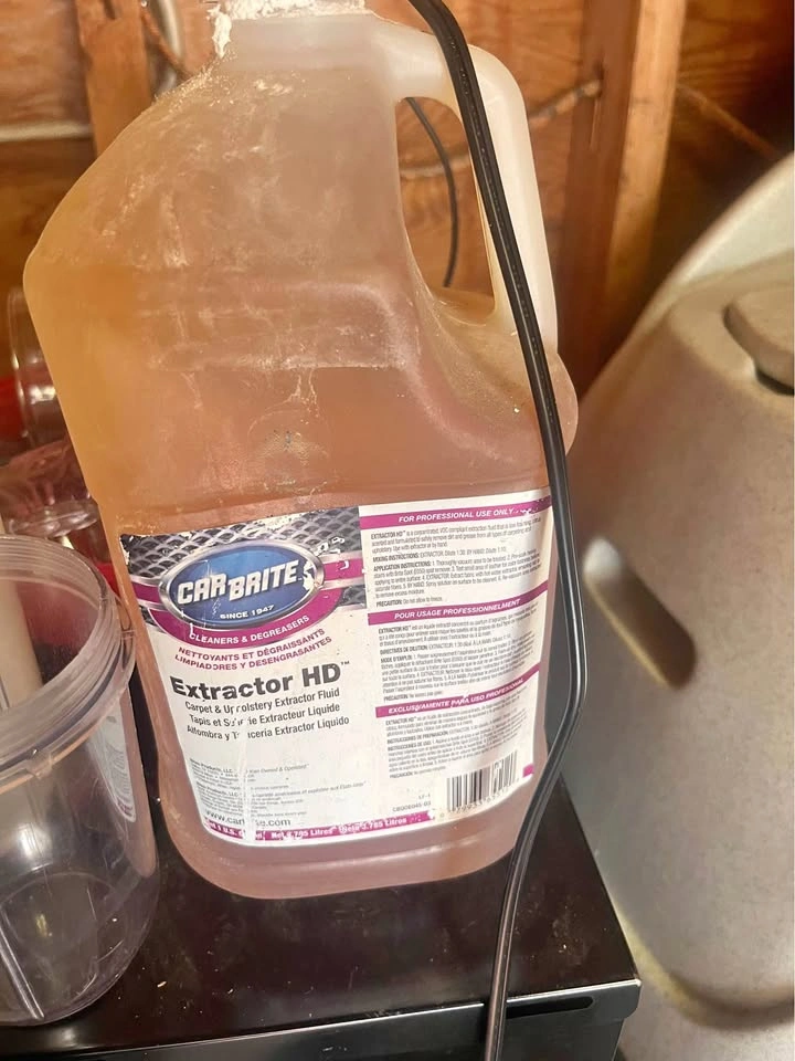 Carpet cleaning soap concentrated 4L unopened Carbrite