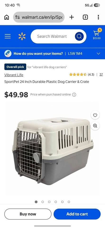 Brand New 23.75" Dog Kennel Crate (up to 15lb dogs) - photo 2