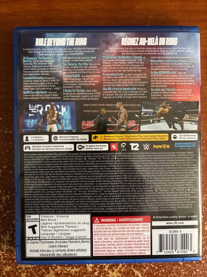 WWE 2k25 - PS5 - photo 3