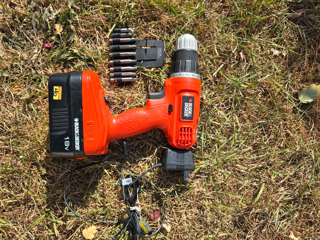 Cordless Drill 18v Black and Decker