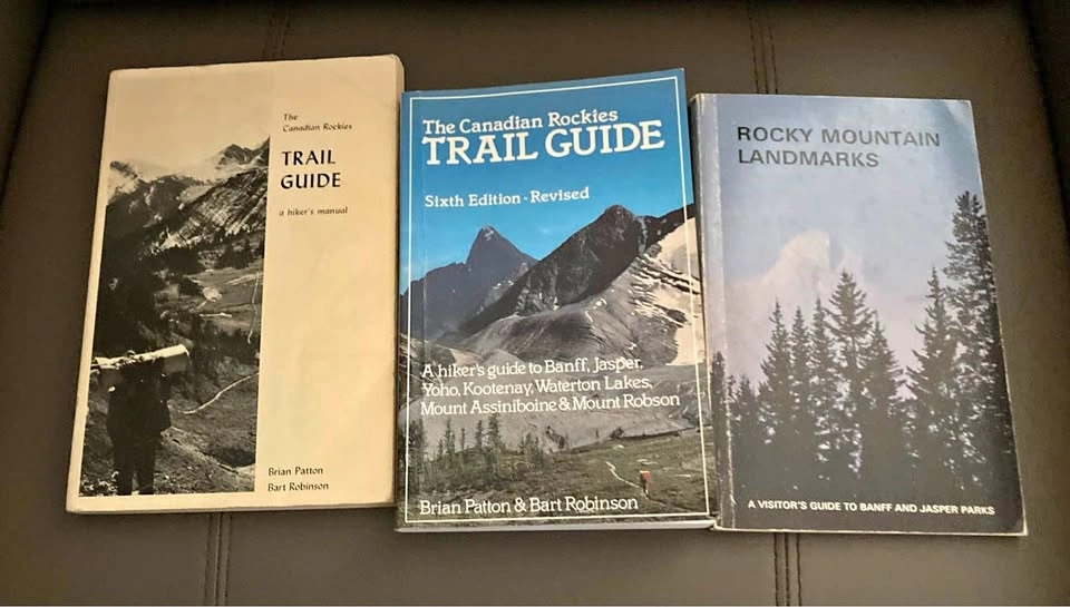 Estate Collection Of Vintage Canadian Rockies Hiking Books
