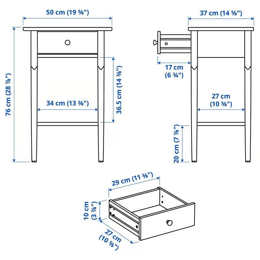 IKEA BLÅSTÄSEN Nightstand - photo 3