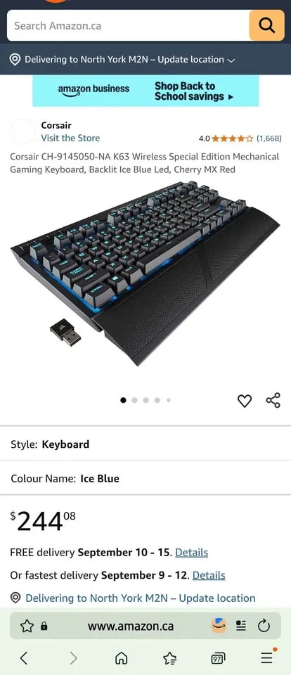 Corsair K63 Wireless Mechanical Gaming Keyboard image indicator(5)