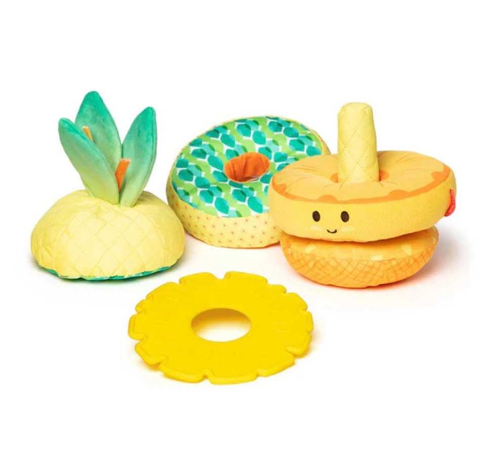 Melissa & Doug Multi-Sensory Pineapple Soft Stacker