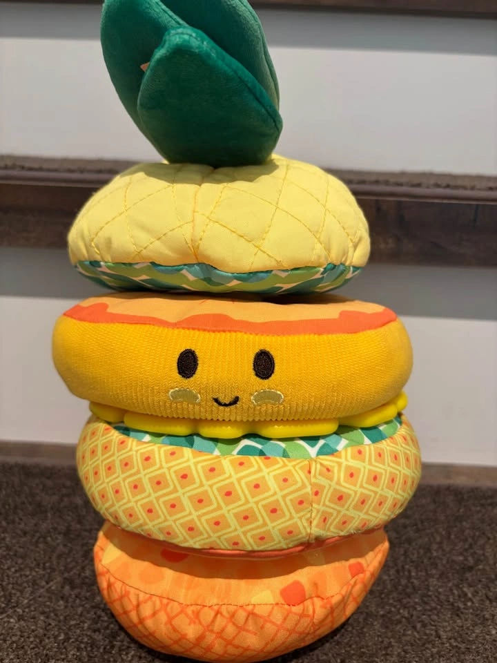 Melissa & Doug Multi-Sensory Pineapple Soft Stacker - photo 2