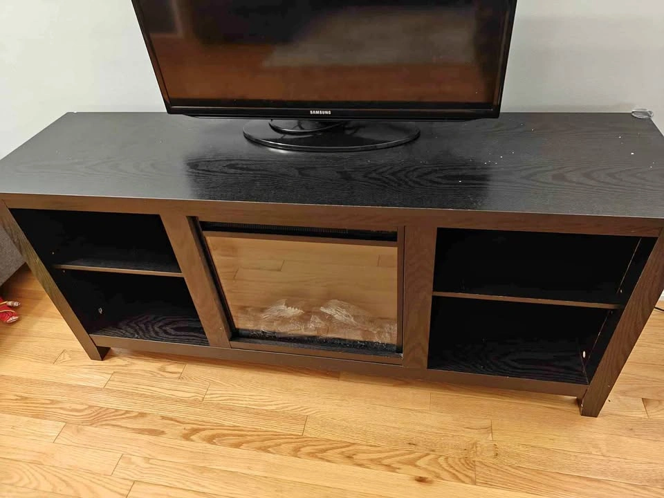 TV Stand with Electric Fireplace