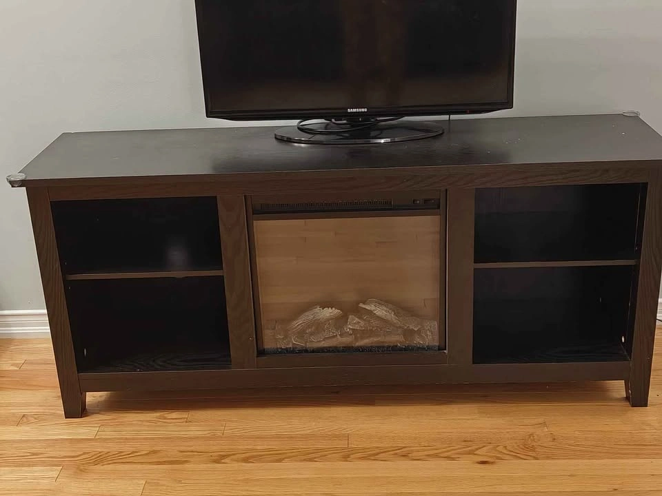 TV Stand with Electric Fireplace - photo 3