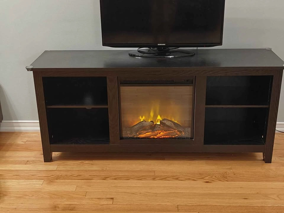 TV Stand with Electric Fireplace - photo 4