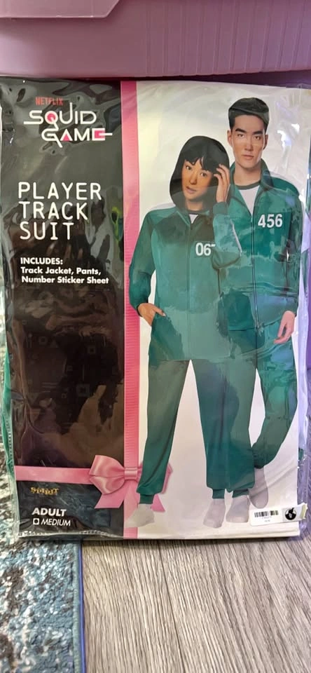 Netflix Squid Game Player Track Suit Adult Medium
