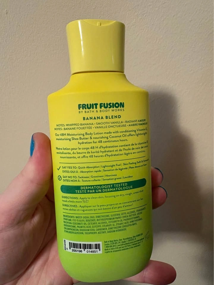 Bath & Body Works Fruit Fusion Banana Blend Body Lotion 🍌 - photo 3