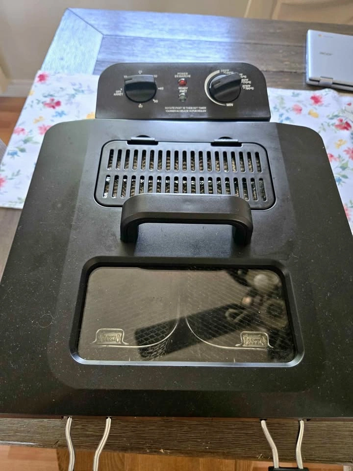 Master Chef Dual Basket Deep Fryer - Stainless Steel