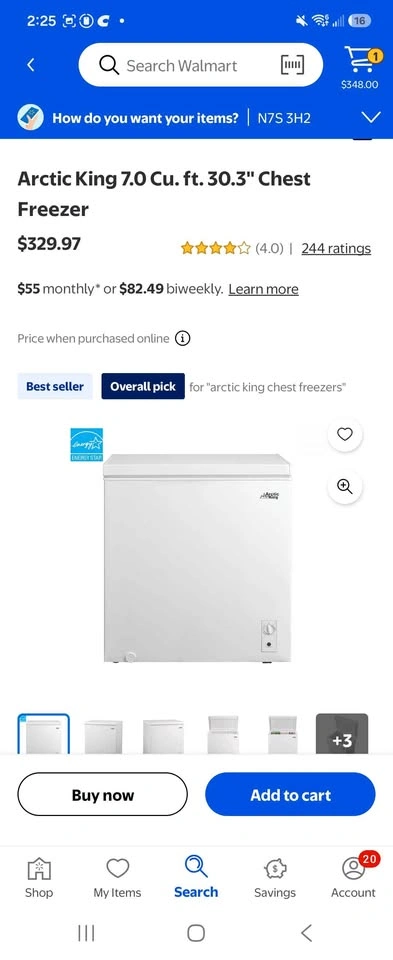 Arctic King 7.0 Cu. Ft. Chest Freezer - photo 3