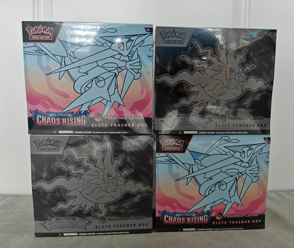 Pokemon Pitch Black and Chaos Rising Pokemon Center ETB
