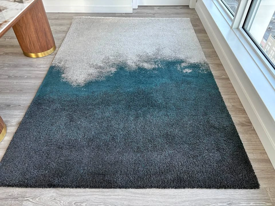 Modern Abstract Ombre Area Rug