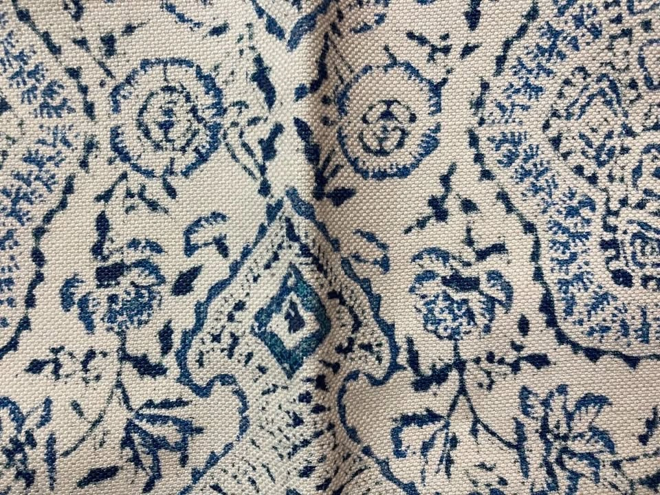 Blue Boho Throw Pillow Cover - photo 4