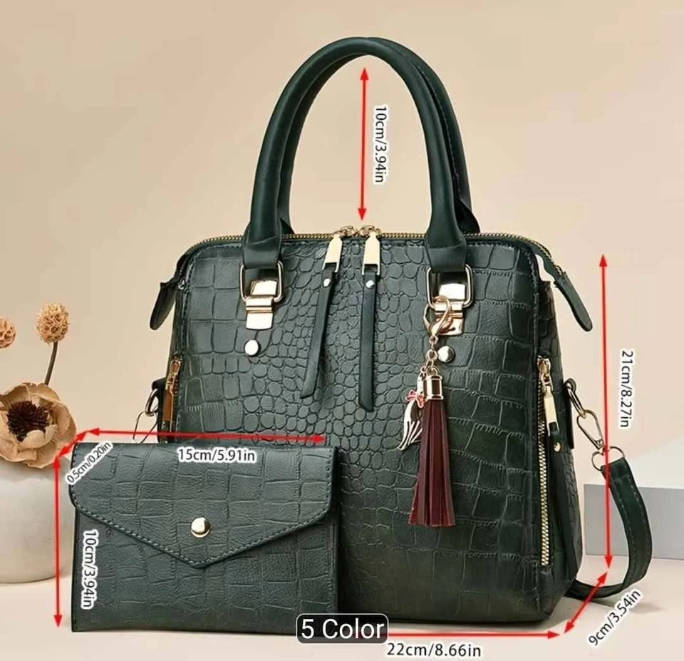 Brand new 2pc stylish handbag wallet set - photo 3
