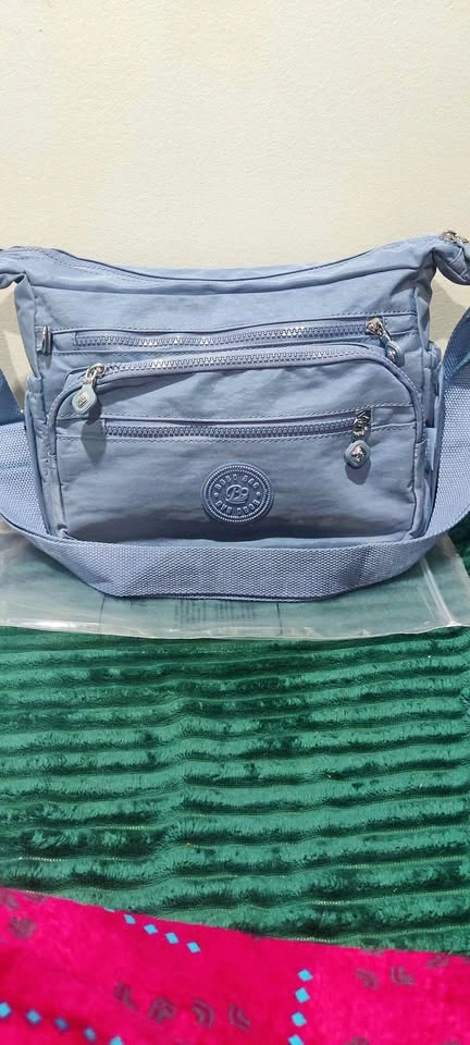 Brand new large capacity premium durable nylon cross body bag