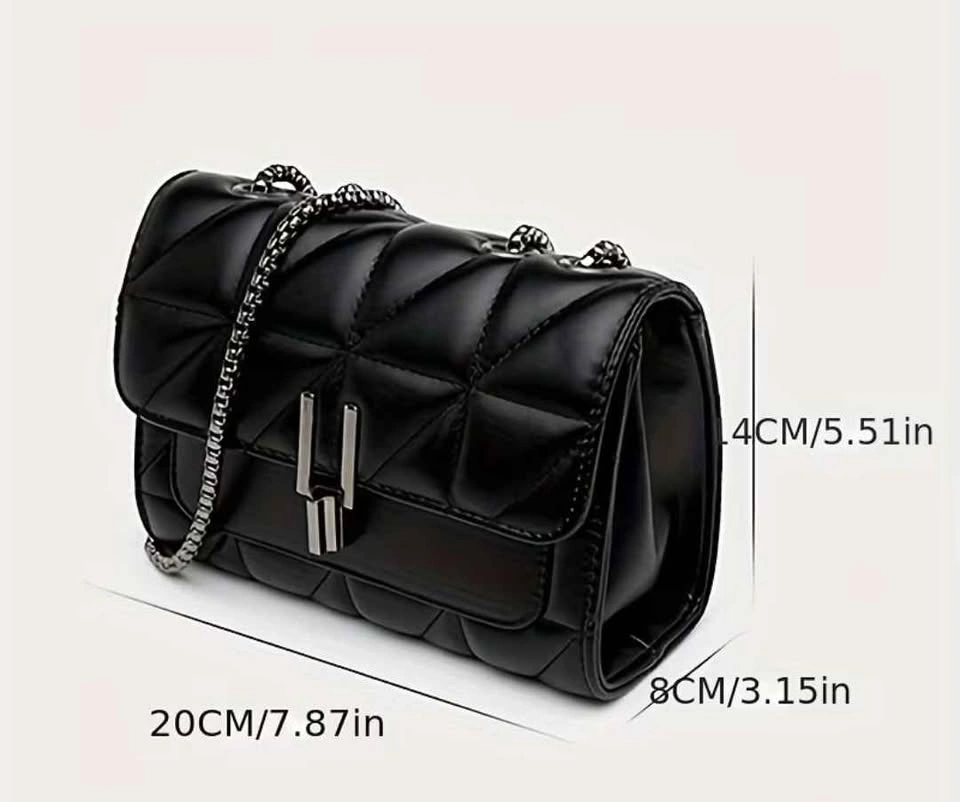 Brand new stylish black crossbody bag for women - photo 3