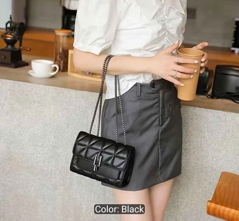 Brand new stylish black crossbody bag for women - photo 4