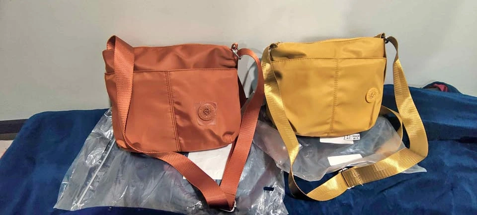 Brand new premium nylon light weight crossbody bag