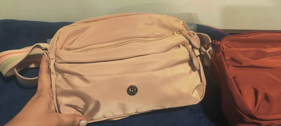 Brand new premium nylon anti theft multi pocket crossbody bag - photo 3