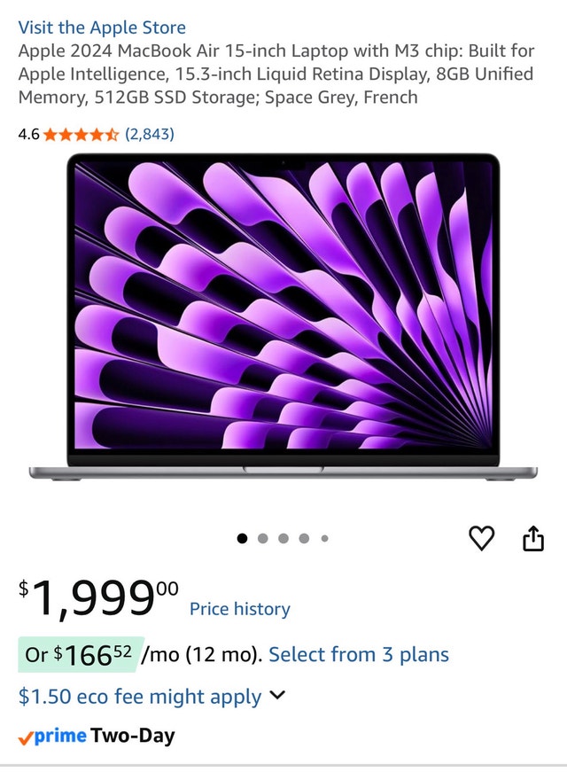 Apple MacBook Air 15-inch M3