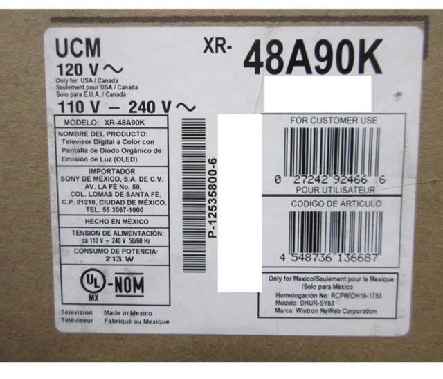 Sony BRAVIA XR OLED 48 inch TV - photo 2