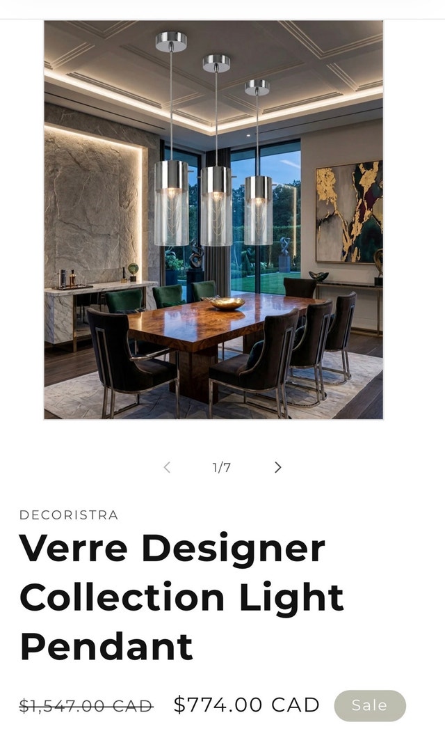 Decoristra Verre Designer Light Pendant