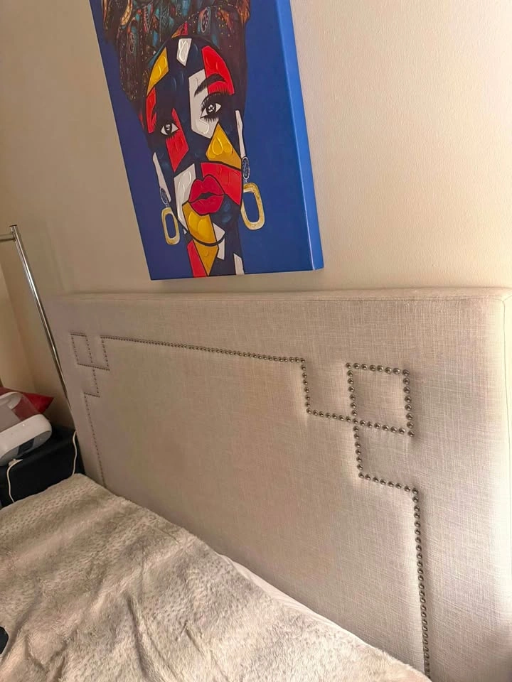 Queen bed frame + mattress