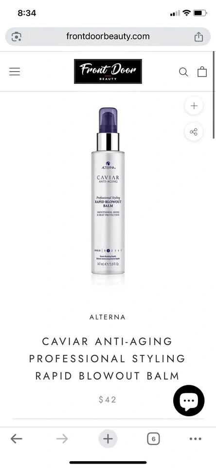 Kaviar anti-aging rapid blowout balm hair