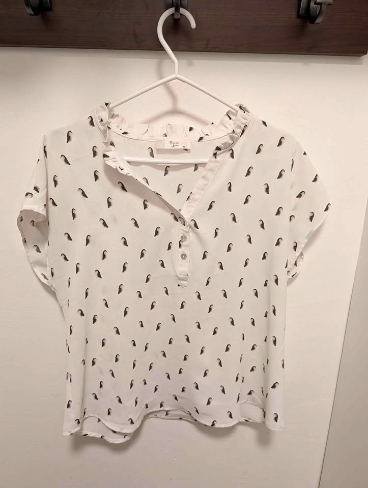 Women's - Blouse - SARAH JOHN - Penguins- XL