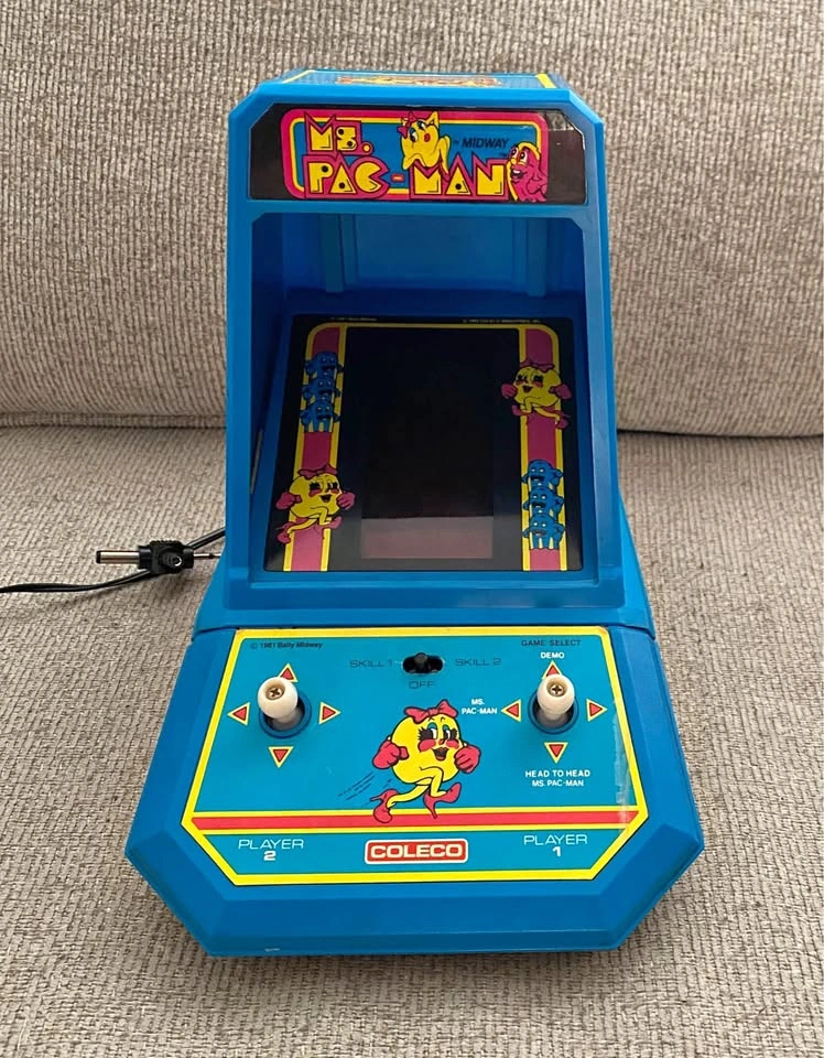 1981 Coleco Ms PacMan Mini Arcade