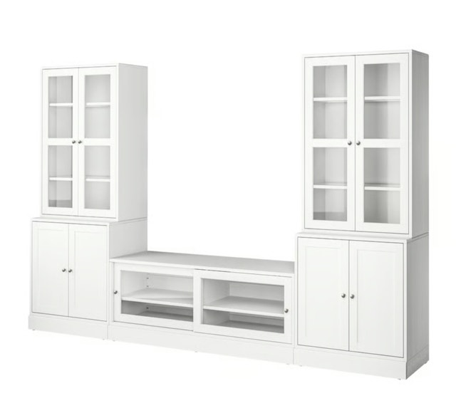 IKEA HAVSTA TV Storage Combination Unit - Glass Doors (Grey) - photo 3