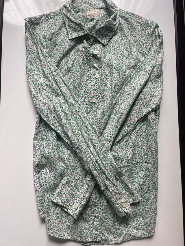 J.Crew Floral Button-Down Shirt