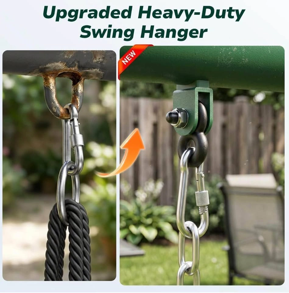 Hapfan 7.5ft Heavy Duty Outdoor Swing Set - 500lbs - photo 4