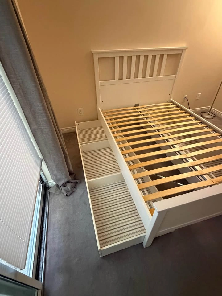 Double bed frame with storage - photo 4