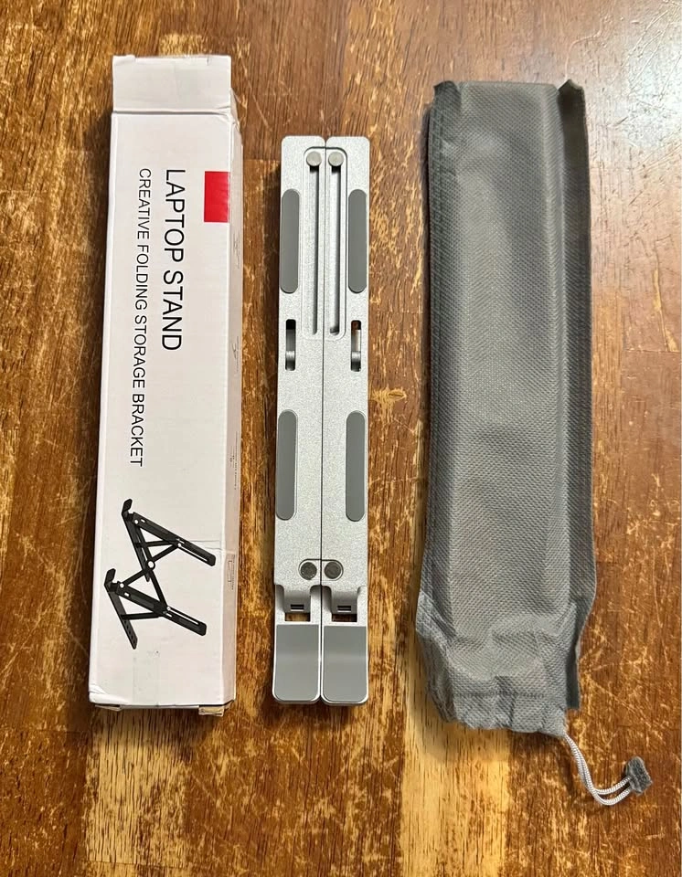 NEW Metal Folding Adjustable Laptop Stand Riser