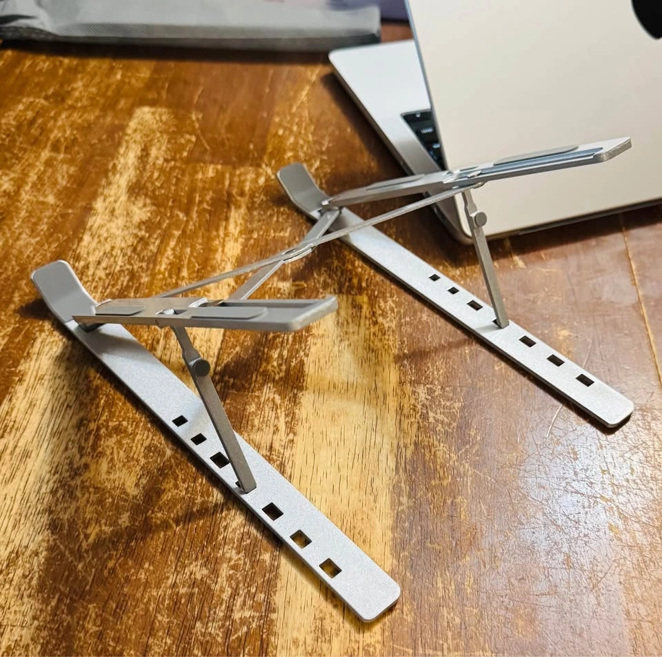 NEW Metal Folding Adjustable Laptop Stand Riser - photo 5