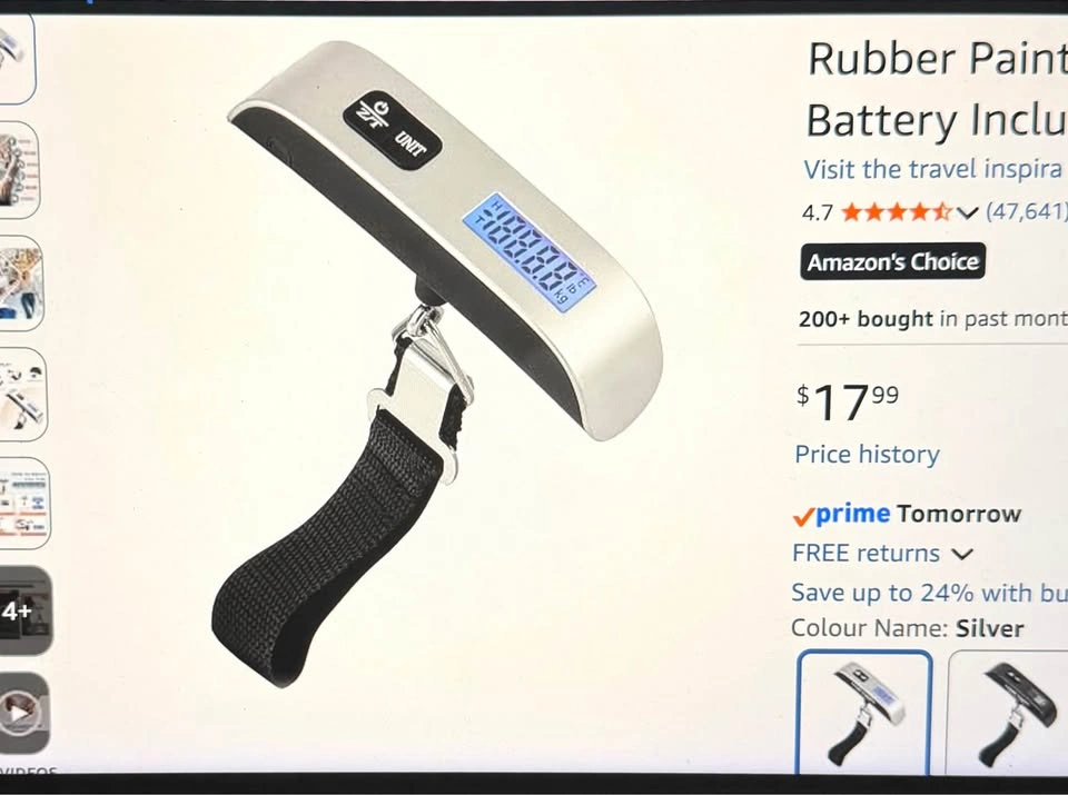 *NEW* (Read description) Digital Travel Luggage Weight Scale - photo 2