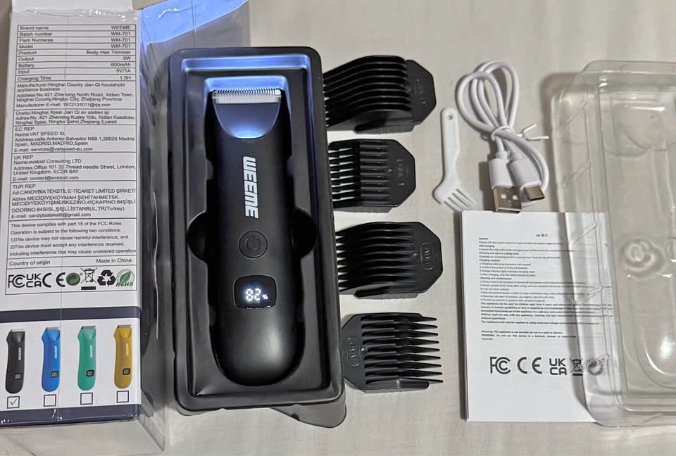 *NEW* Never Used Body Hair Trimmer, Rechargeable