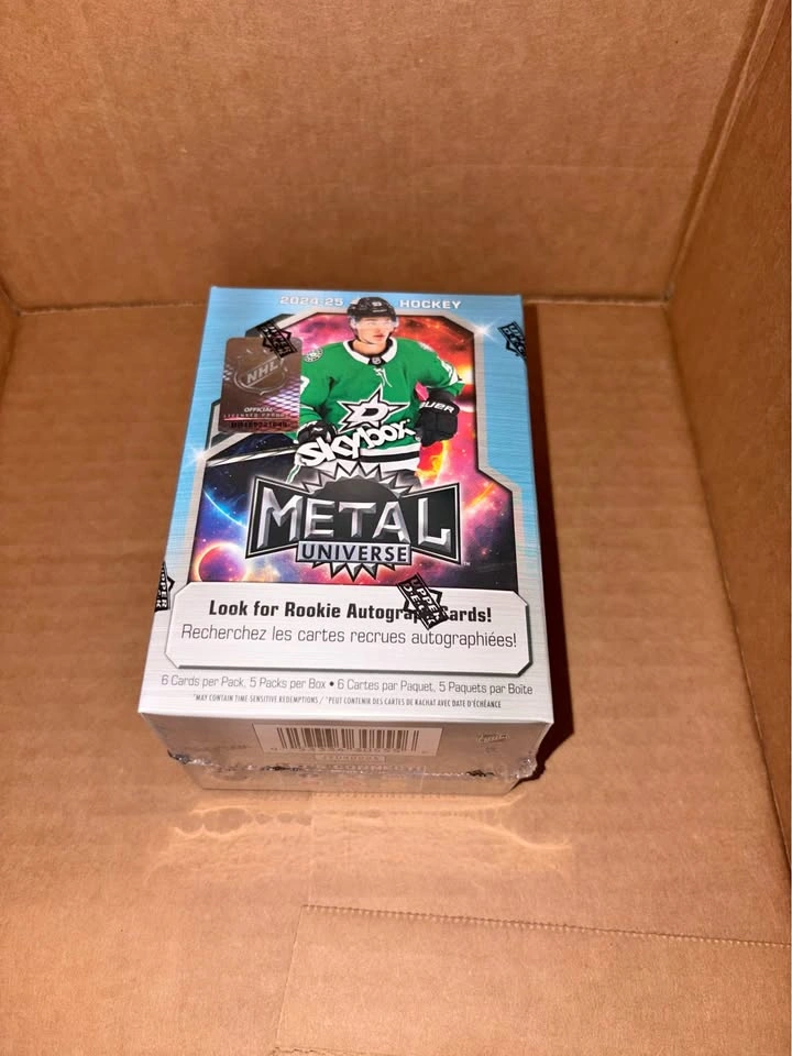 NHL 2024-25 Skybox metal universe booster box