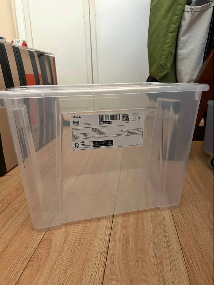 IKEA SAMLA Storage Boxes with Lids