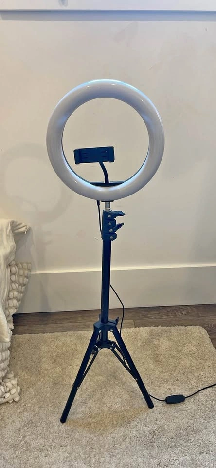 LED Ring Light with Tripod Stand and Phone Holder