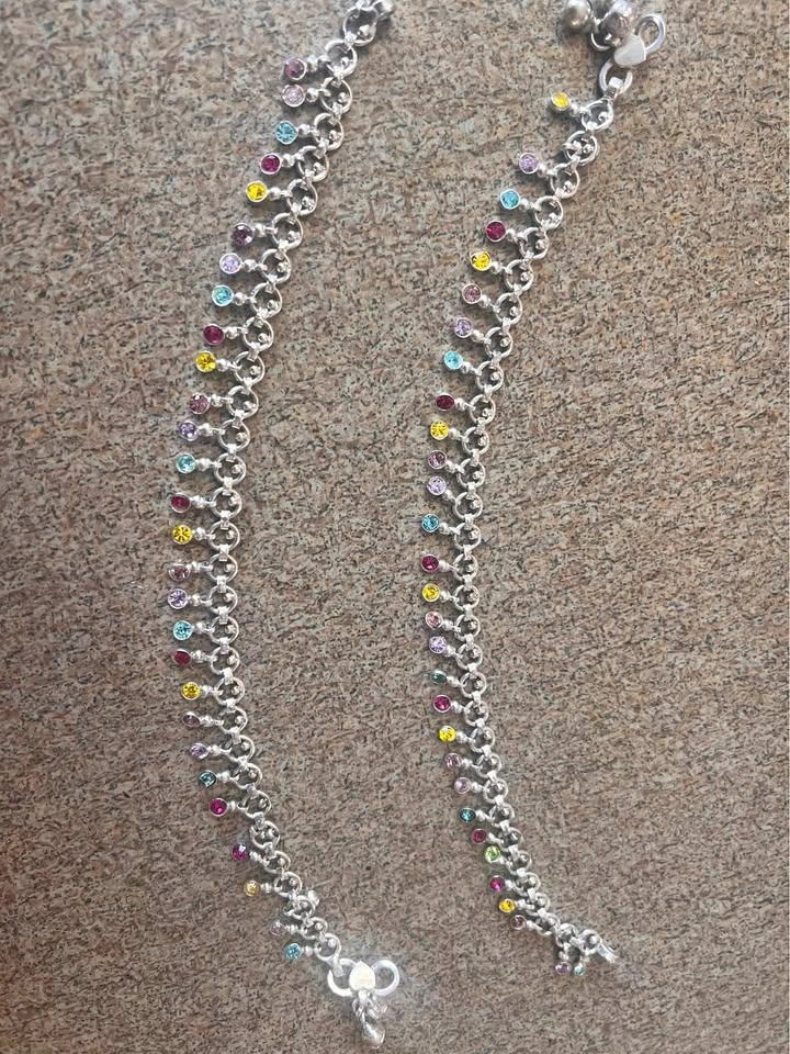 Pure silver payal