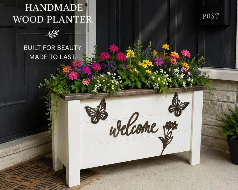 Handmade planter box