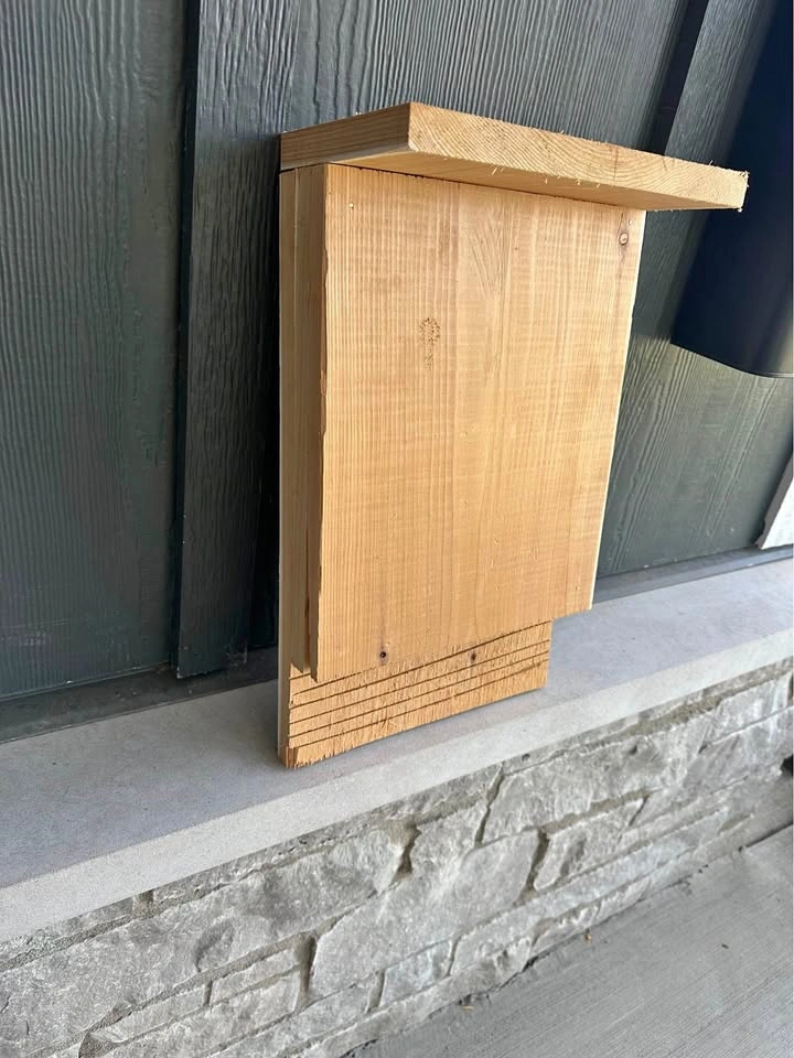 Large bat house, red cedar, handmade Kent style.
