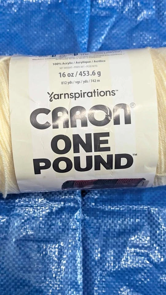 Caron One Pound Yarn - Cream