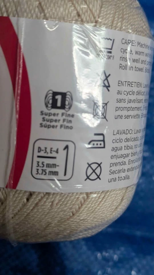 Aunt Lydia's Fashion 3 Crochet Thread - Bridal White - photo 2